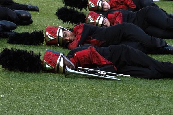 Crofton High School Marching Band Performing